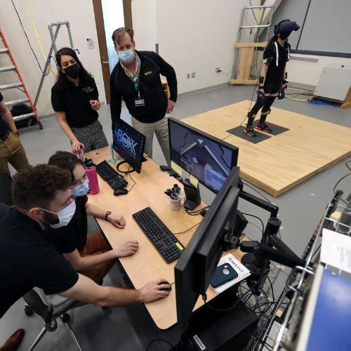 VR studies in the Physical Therapy department