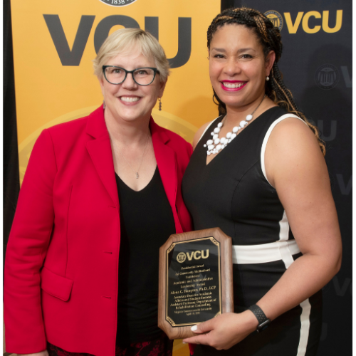 Susan Parish and Alena Hamptom 2023 PACME honoree