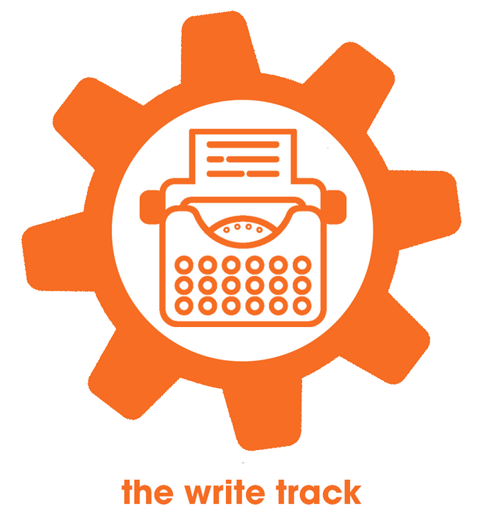 The Write Track VCU orange gear logo