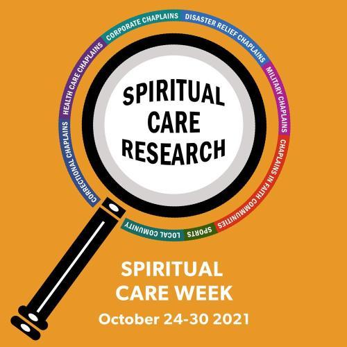Spiritual Care Week Oct 24 - 30 2021