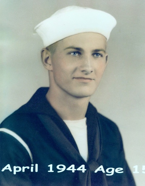 Herb in Navy uniform April 1944 age 15