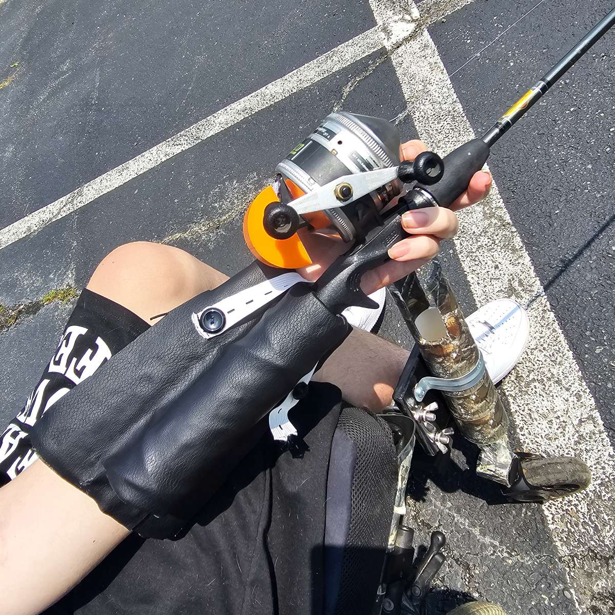 Custom brace for fishing rod