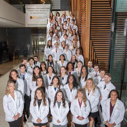 Physical Therapy class of 2027 white coats