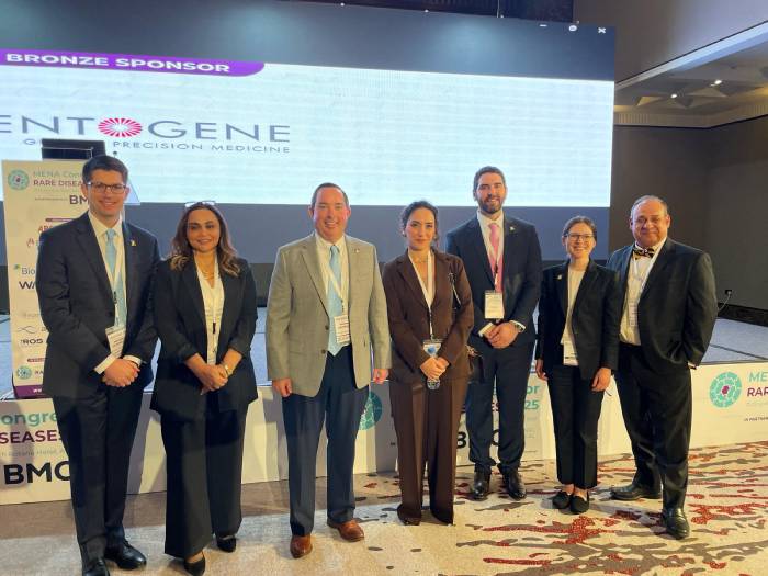 Michael Kiefer and others at MENA Rare Disease Conference in April 2025