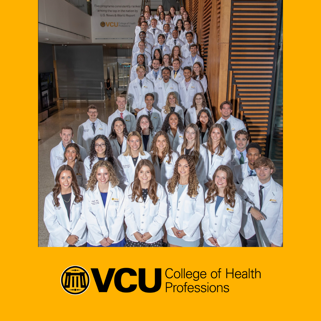 VCU CHP PT White Coat Ceremony in 2025