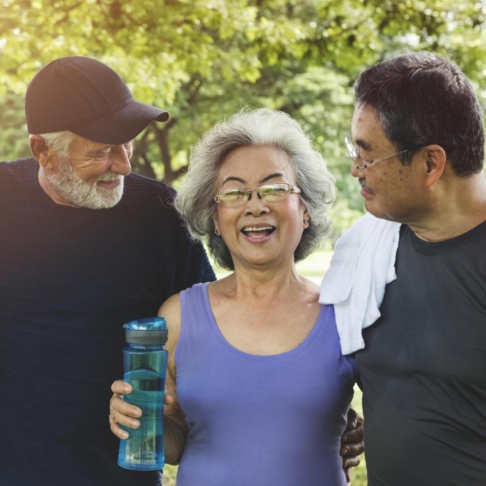 Smiling elders